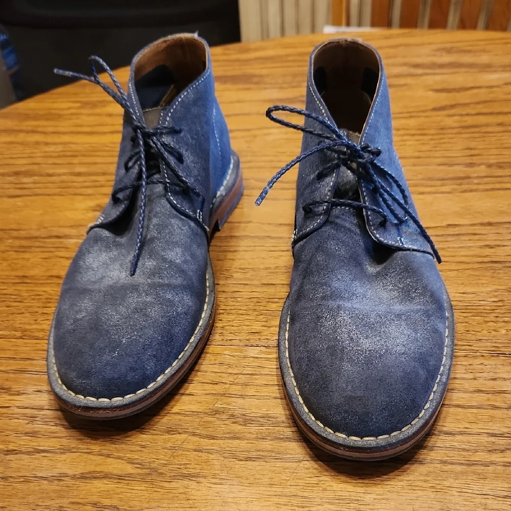 Cole Haan Blue Chukka Ankle Boots Size 9.5